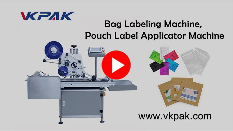 Makinë për etiketimin e qeseve, Makinë aplikuese për etiketa me qese