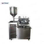 Makina vulosjeje për mbushjen e tubave metalikë të palosshme gjysmë automatike