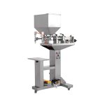 Makinë mbushëse gjysmë automatike me hundë të dyfishtë për përzierjen e salcës së piperit