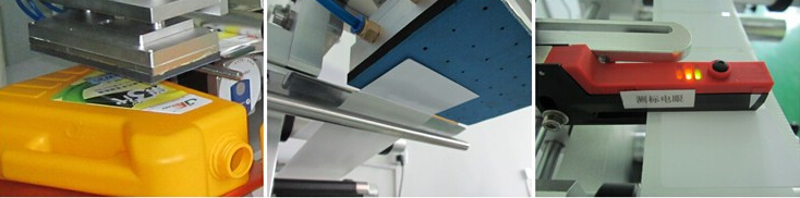 Makinë për etiketimin e qeseve plastike gjysmë automatike për sipërfaqe të sheshtë