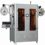 Makinë etiketimi automatike me mëngë të shisheve të pijes me gota me dy koka