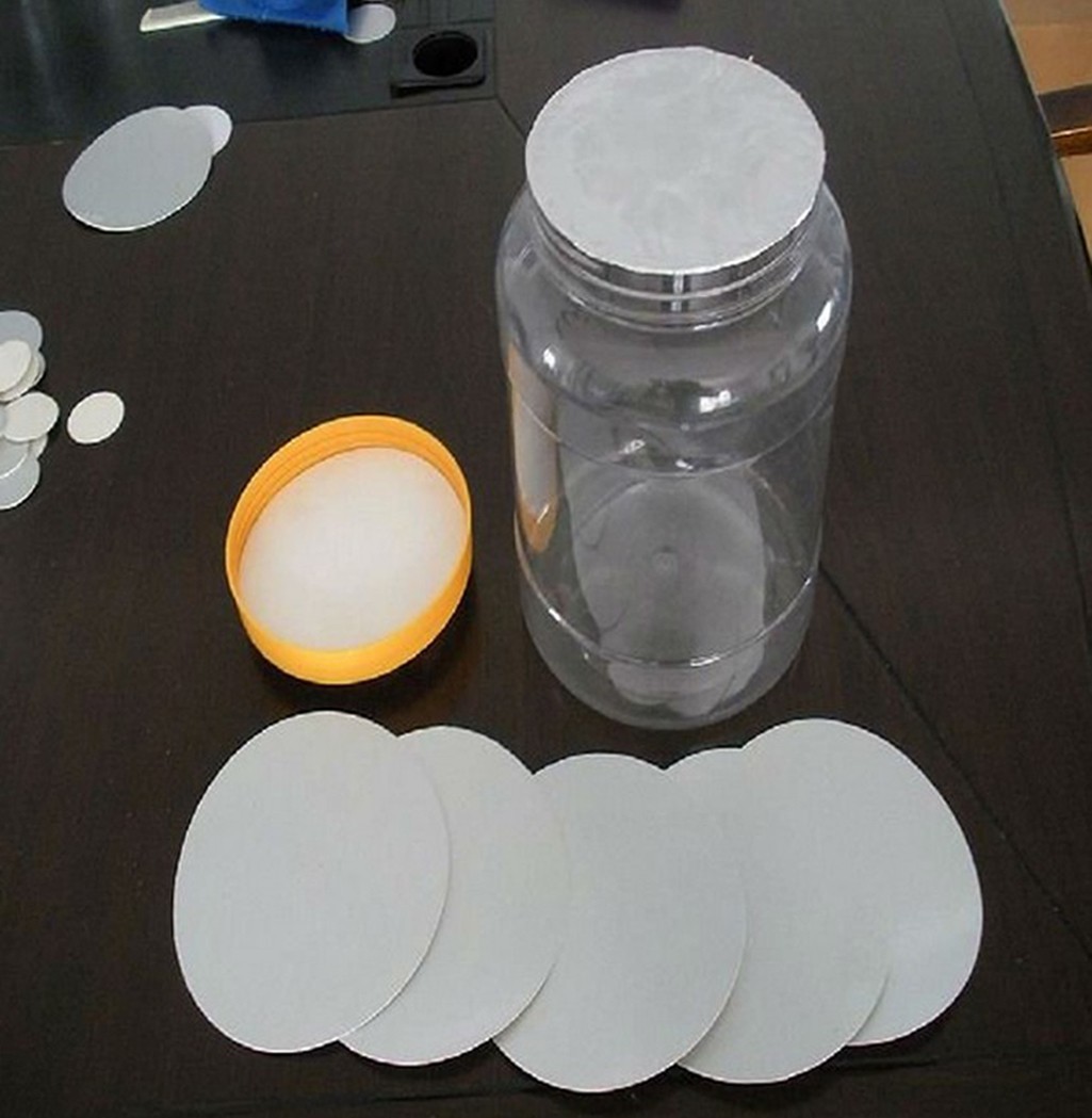 sealing effect for aluminum sealer Linja gjysmë automatike e prodhimit të lëngjeve.jpg