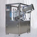 Makinë mbyllëse për mbushjen e tubave me dy dhoma kremi kozmetik me locion