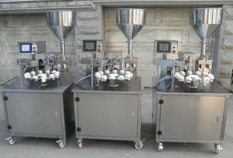 tuba rrotullues që mbushin makinat e vulosjes tejzanor gjysmë automatike