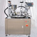 Pajisje gjysmë automatike për mbushjen e tubit rrotullues me mbyllje tejzanor të bishtit