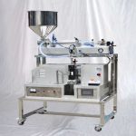 Makinë gjysmë automatike për mbushjen e tubave me pajisje vulosjeje tejzanor